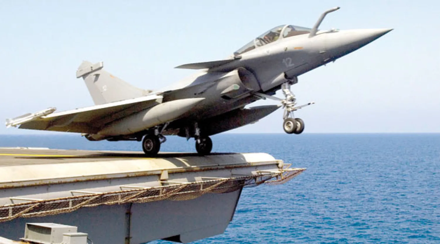 لقطة ارشيفية للمقاتلة رافال الفرنسية