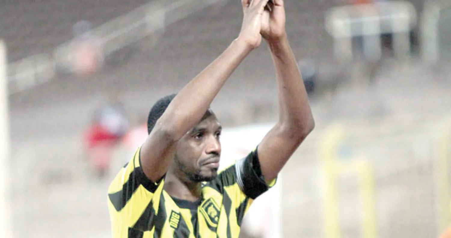 كريري ودع جماهير الاتحاد بالدموع بعد مباراته الأخيرة أمام الشباب (تصوير: عدنان مهدلي)