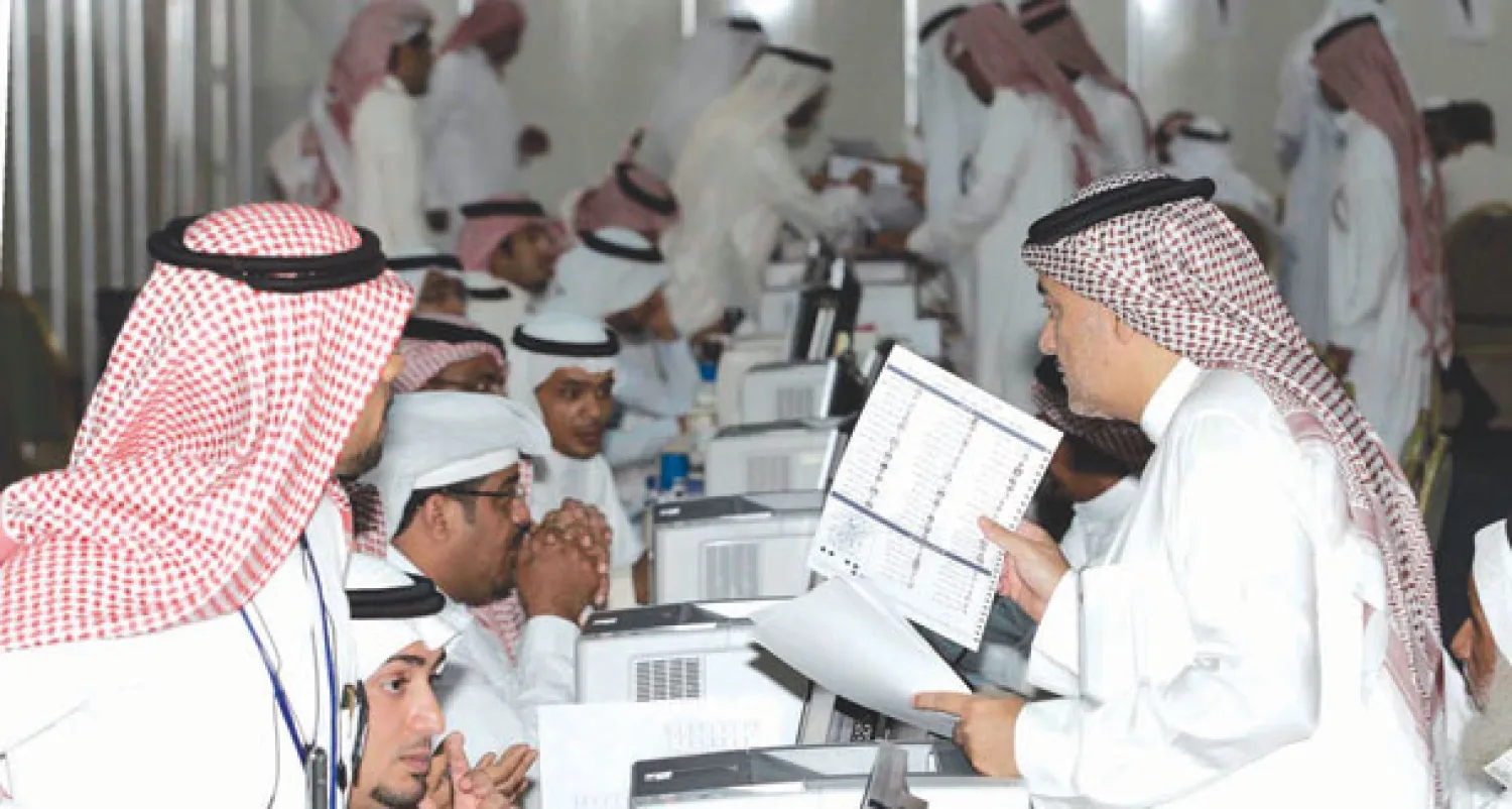 جانب من الانتخابات السابقة لغرفة جدة («الشرق الأوسط»)
