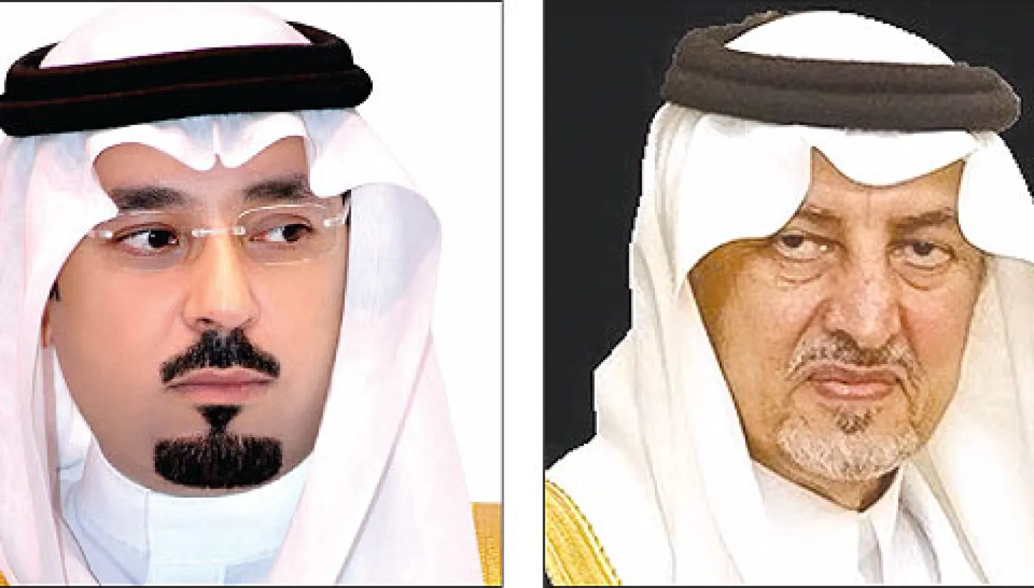 الأمير خالد الفيصل و الأميرمشعل بن عبد الله