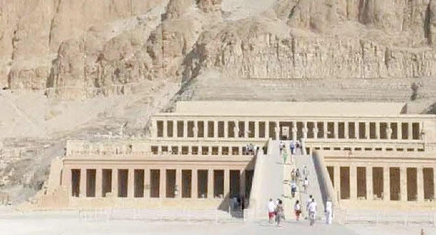 معبد حتشبسوت من بين المناطق الأثرية الواقعة في مسار ماراثون الأقصر