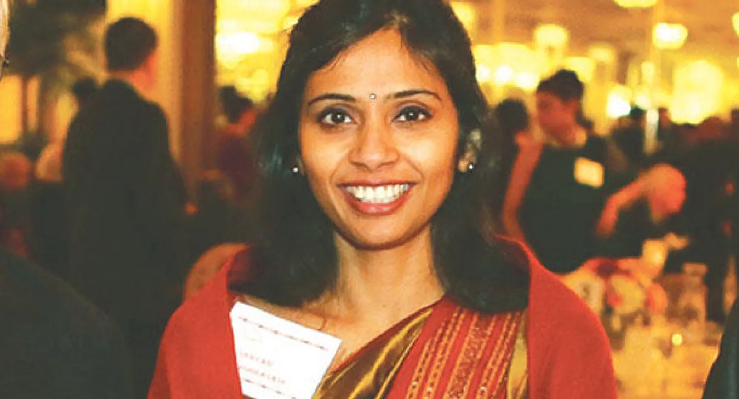 الدبلوماسية الهندية ديفياني خوبراغيد («الشرق الأوسط»)