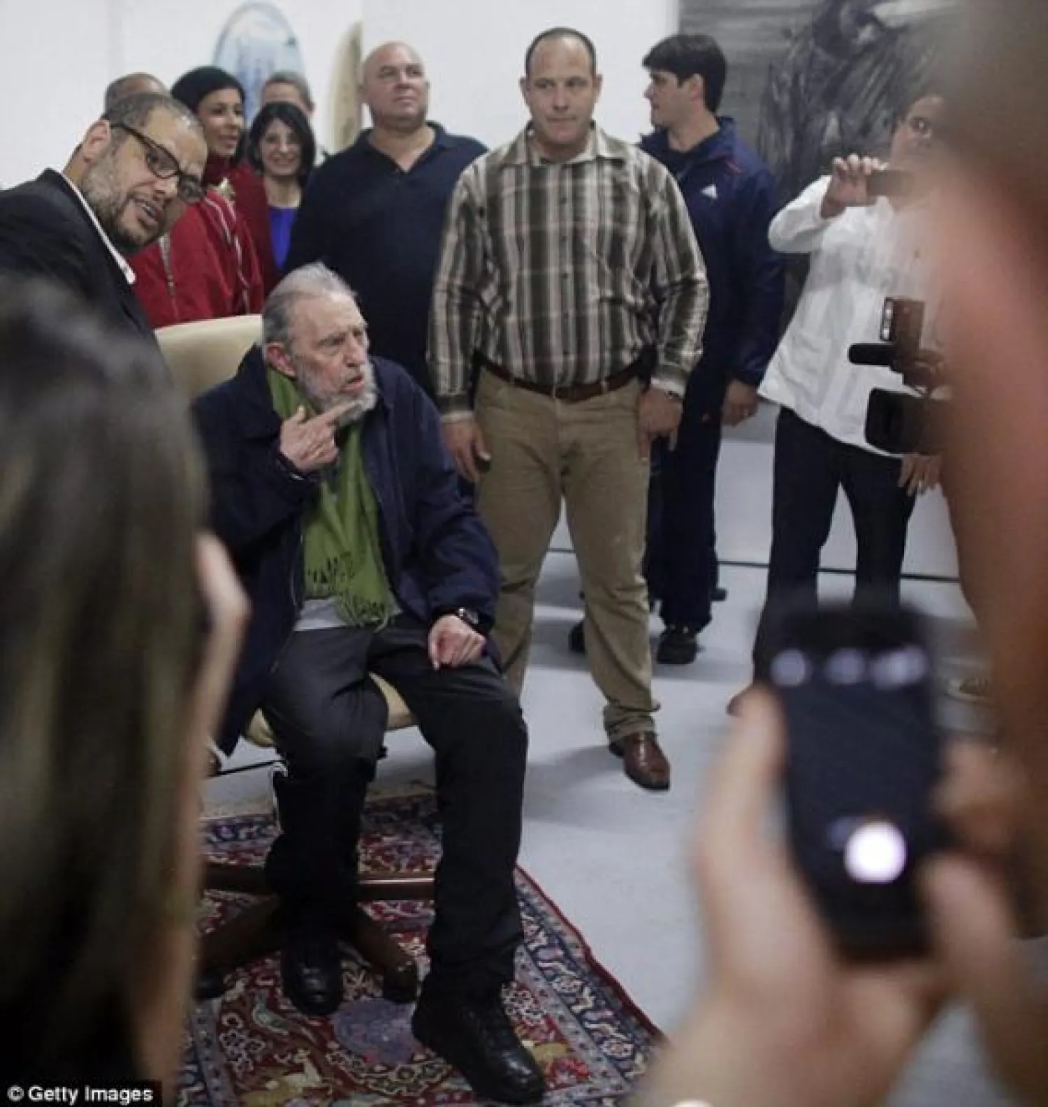 ظهور فيدل كاسترو لأول مرة منذ تسعة أشهر في كوبا