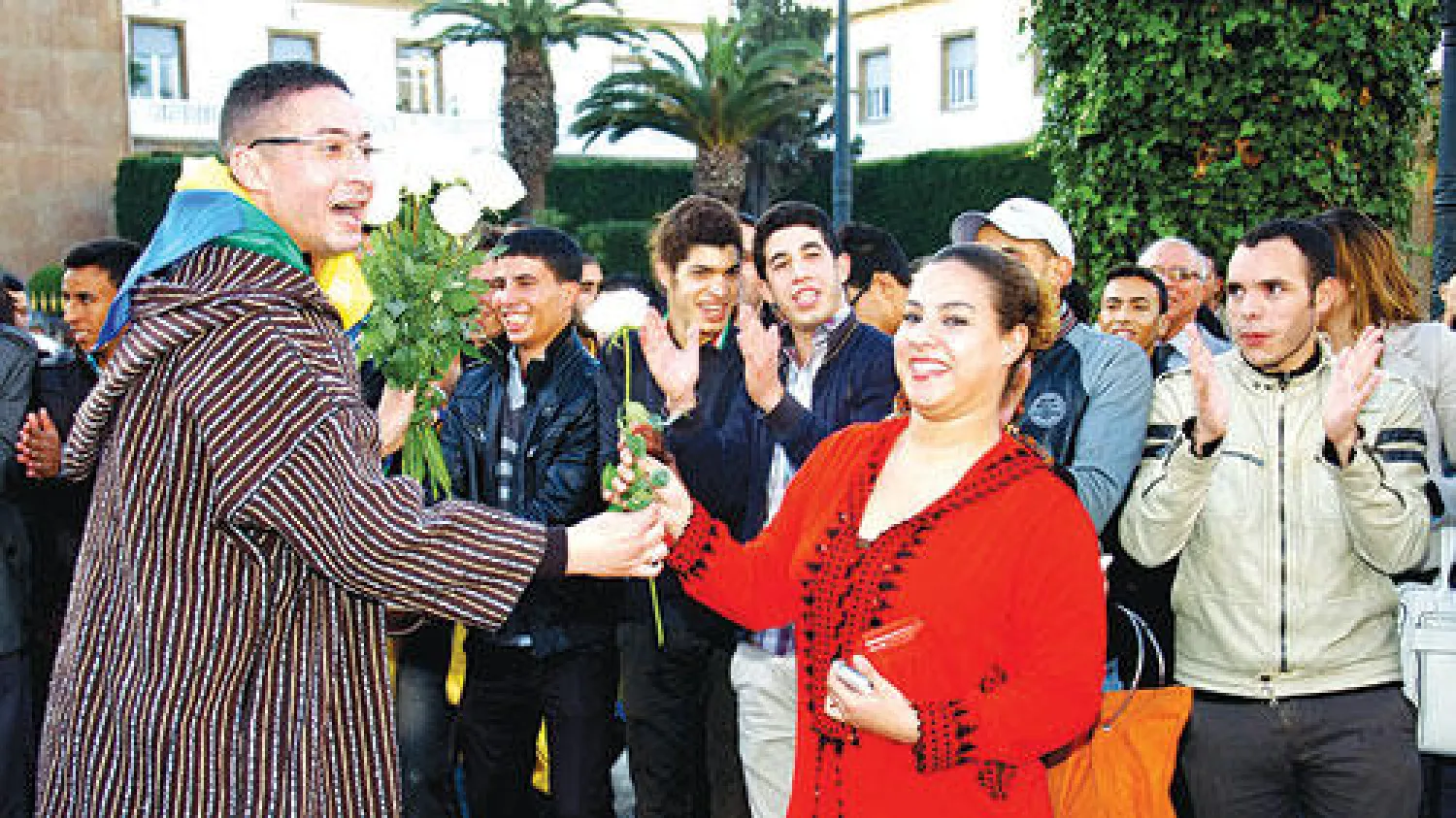 احتفال أمام البرلمان بالسنة الأمازيغية الجديدة (مصطفى حبيس)