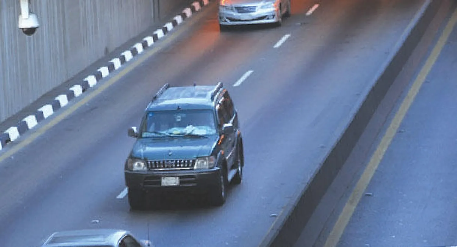 أحد الأنفاق الذي تم تزويده بكاميرات مراقبة في المنطقة الشرقية ({الشرق الأوسط})