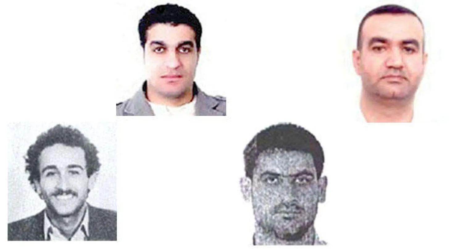 سليم عياش وأسد صبرا وحسين عنيسي ومصطفى بدر الدين