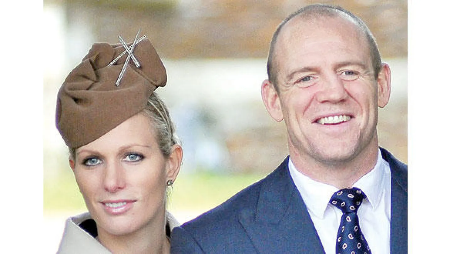 زارا فيليبس وزوجها مايك تيندال رزقا أمس بطفلة في مستشفى غلوستر الملكي (إ.ب.إ)