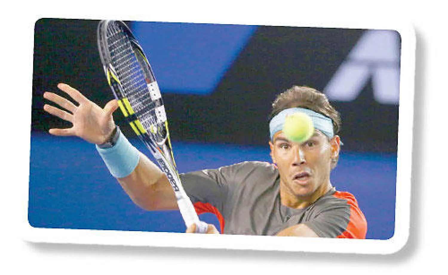 نادال بسهولة إلى ثمن النهائي (رويترز) 