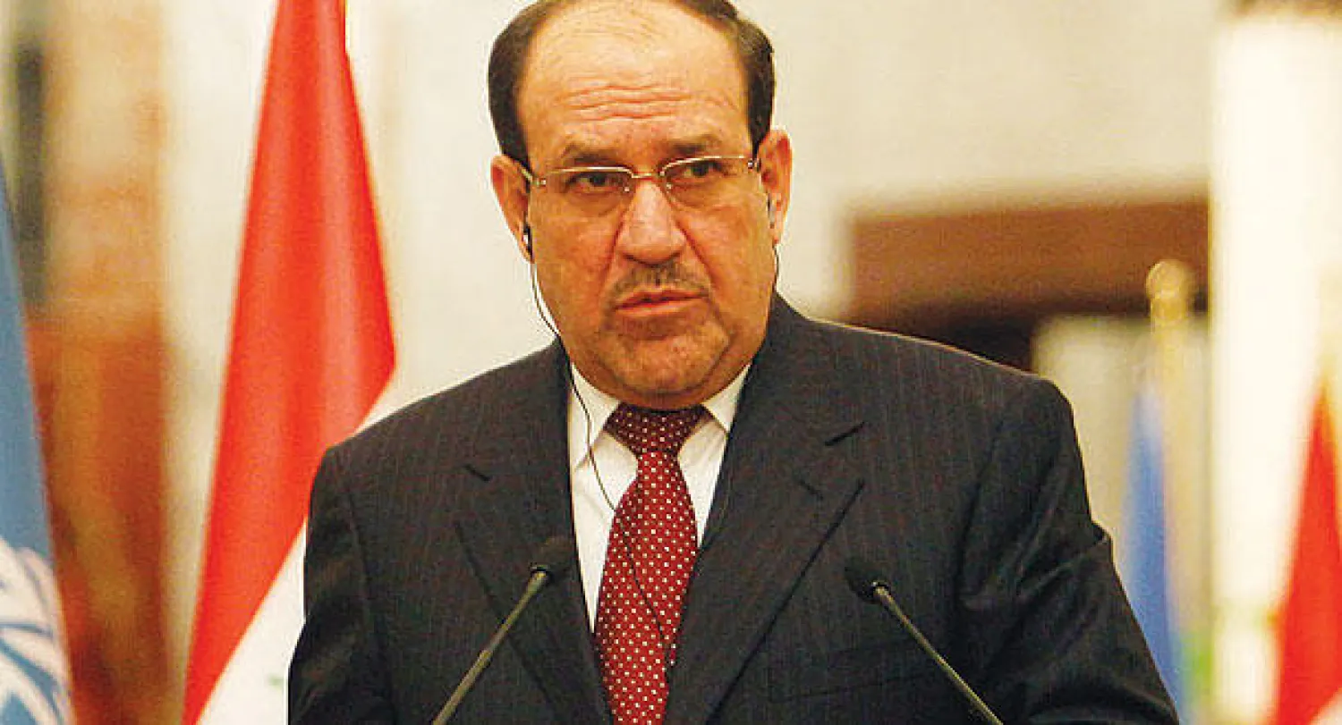 المالكي يطالب ب «حاكم غير طائفي » للعراق