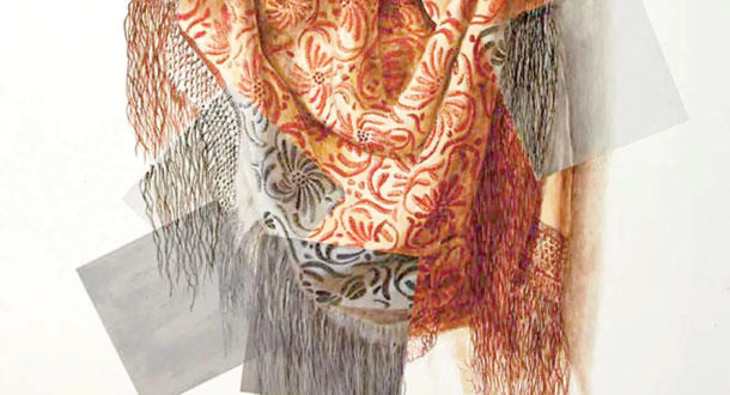 عمل للفنان حسن بخاري