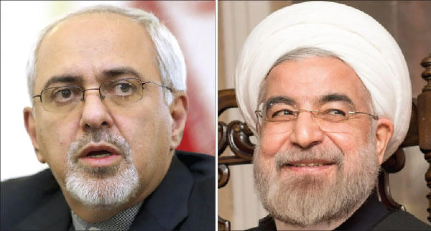 حسن روحاني و محمد جواد ظريف