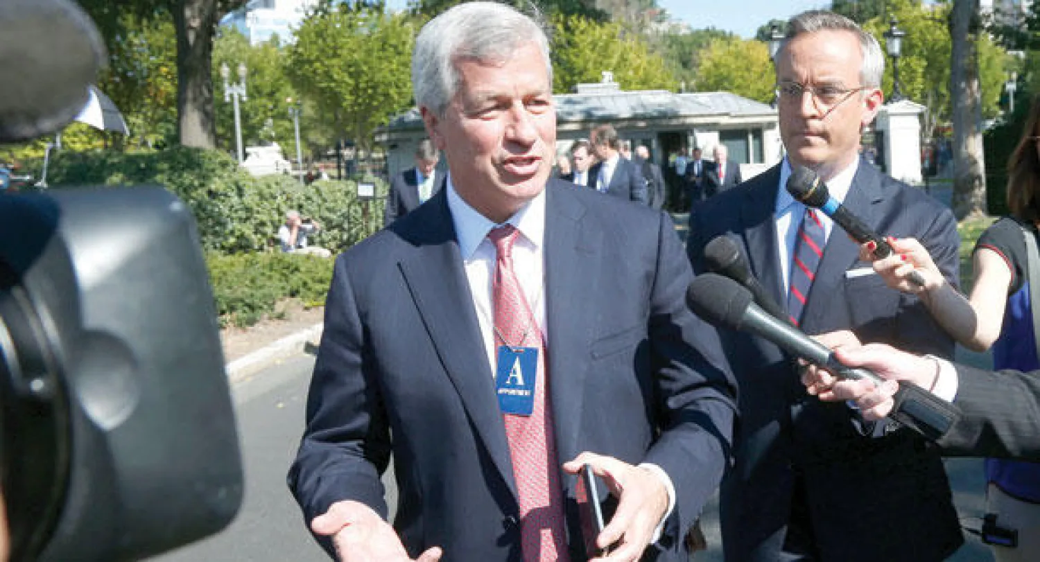 جيمي ديمون الرئيس التنفيذي لبنك «جي بي مورغان تشيس» (أ.ب)