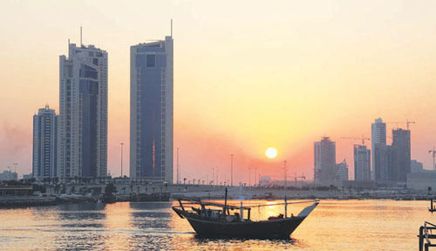 جانب من العاصمة البحرينية المنامة