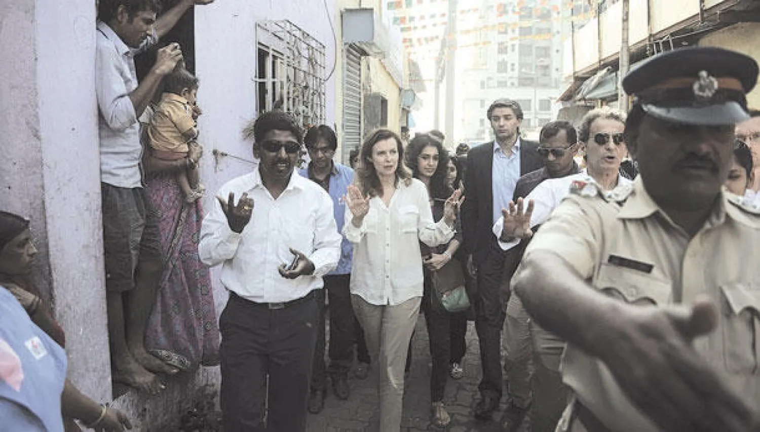 فاليري تريرفيلر في بومباي بالهند (أ.ف.ب)