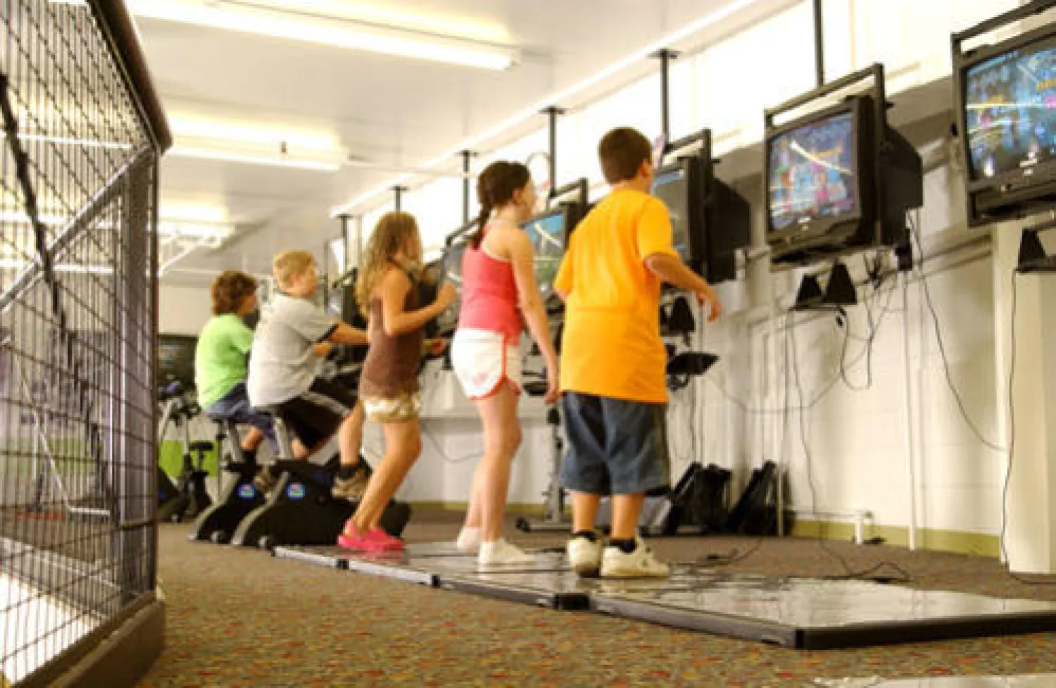 ألعاب الفيديو في صالات الرياضة لتحفيز الزبائن