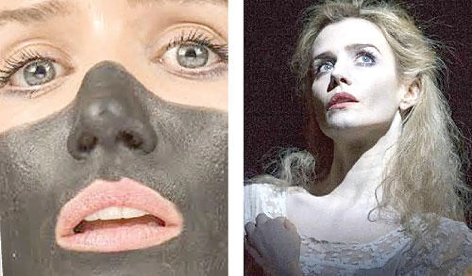 مشهد من وقع الأقدام و ليزا داون في لست أنا