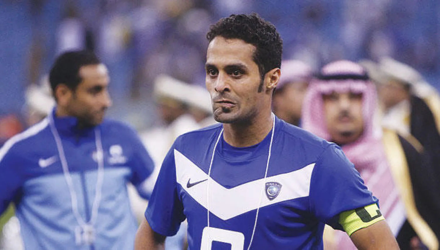 حالة الإحباط بدت واضحة على محيا ياسر القحطاني عقب الخسارة