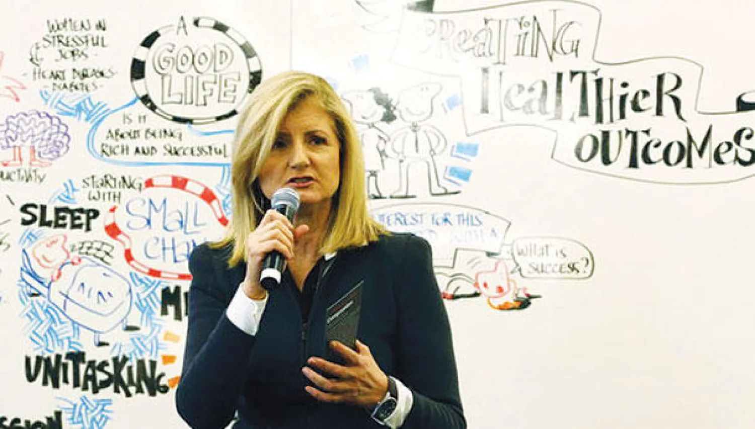 أريانا هافينغتون تعلن عن مشروعها الإعلامي الجديد (نيويورك تايمز)