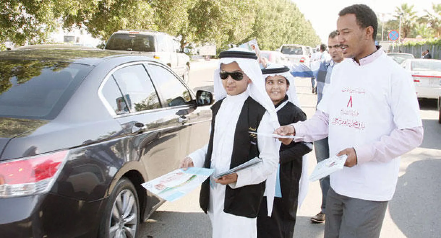 جانب من الانتخابات السابقة للغرفة التجارية في جدة ({الشرق الأوسط})