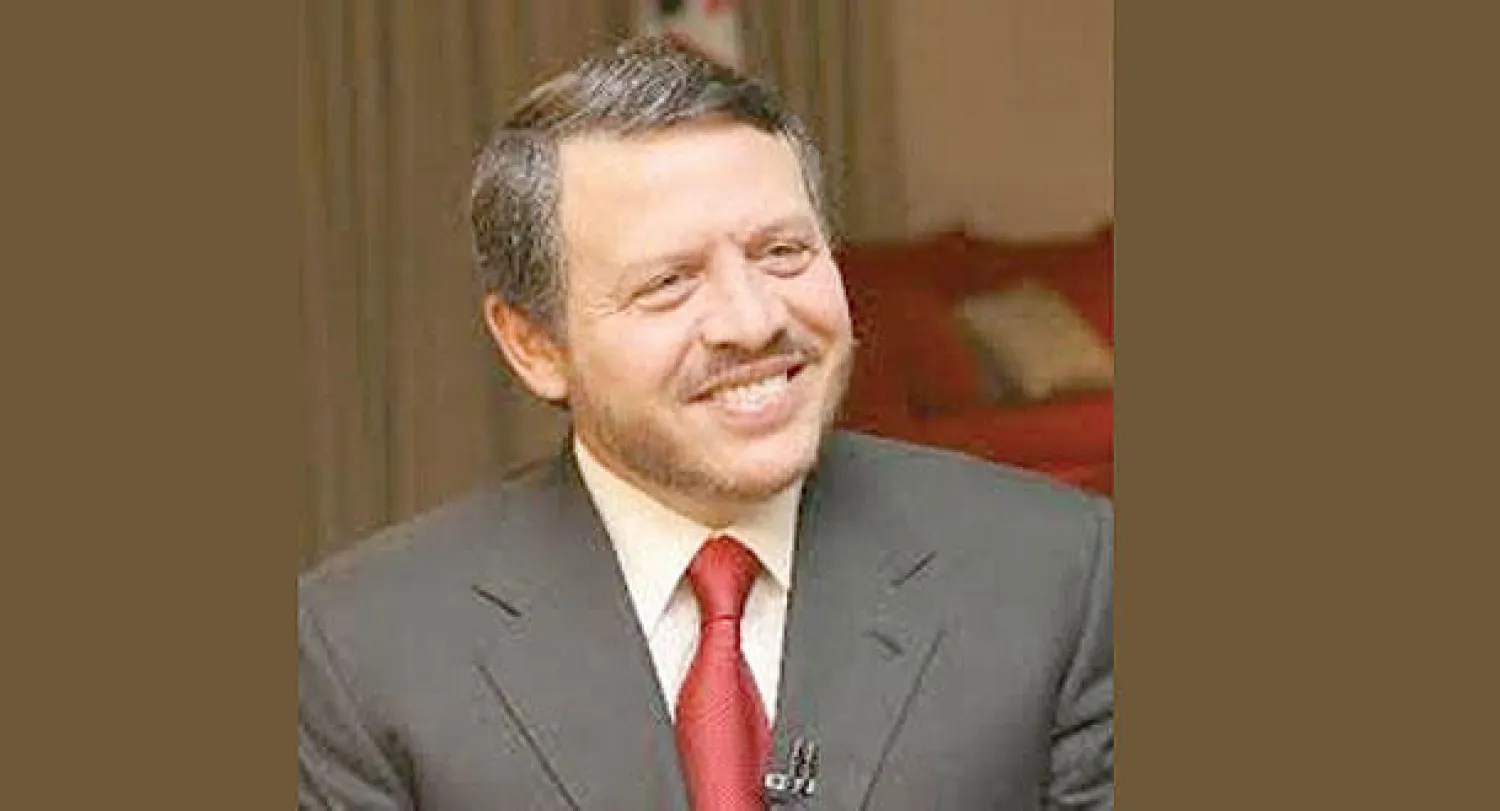 العاهل الأردني الملك عبد الله الثاني