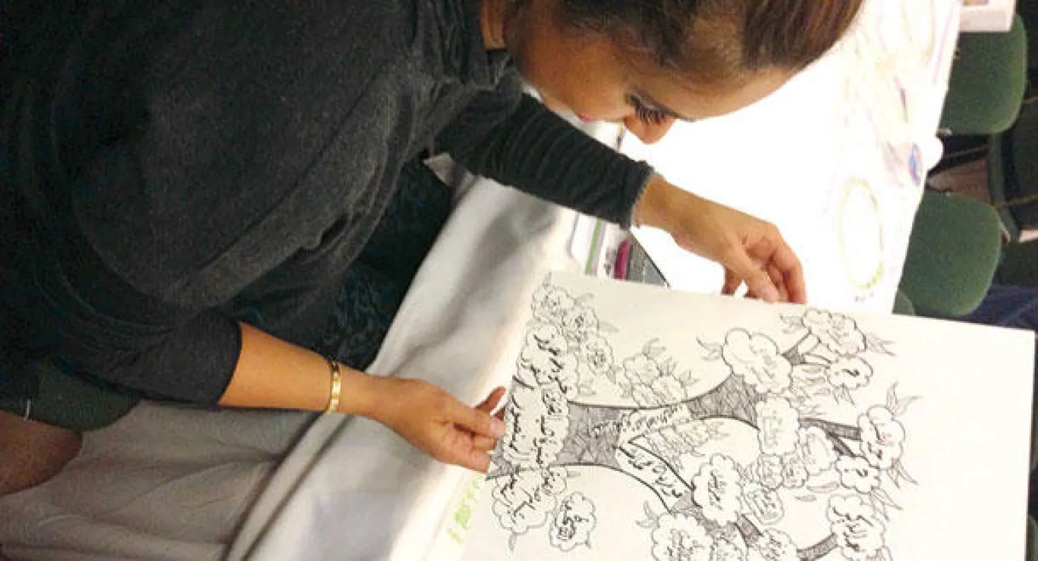 من ورشة عمل «شجرة العائلة»