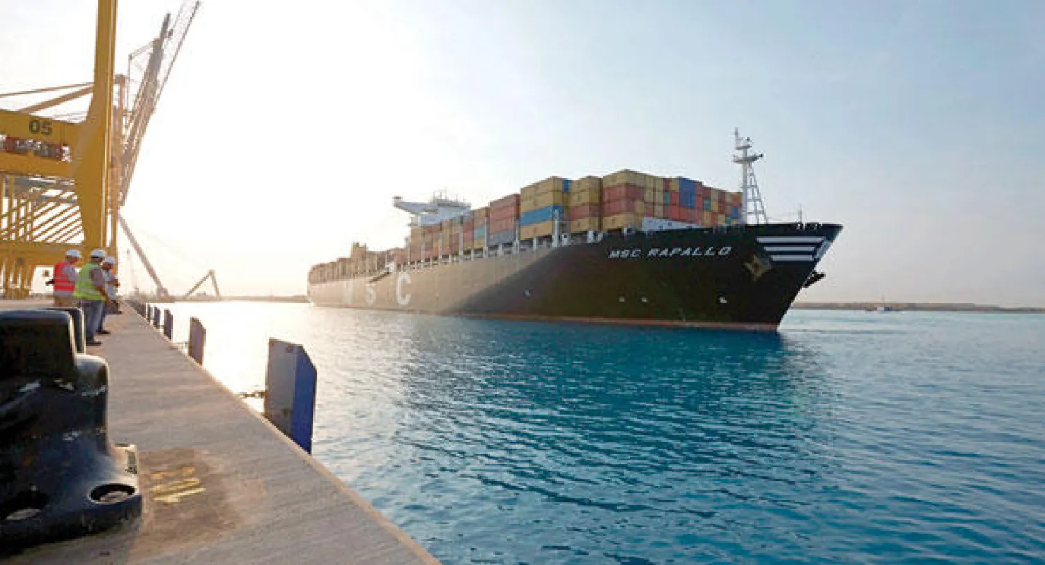 ميناء مدينة الملك عبد الله الاقتصادية («الشرق الأوسط»)