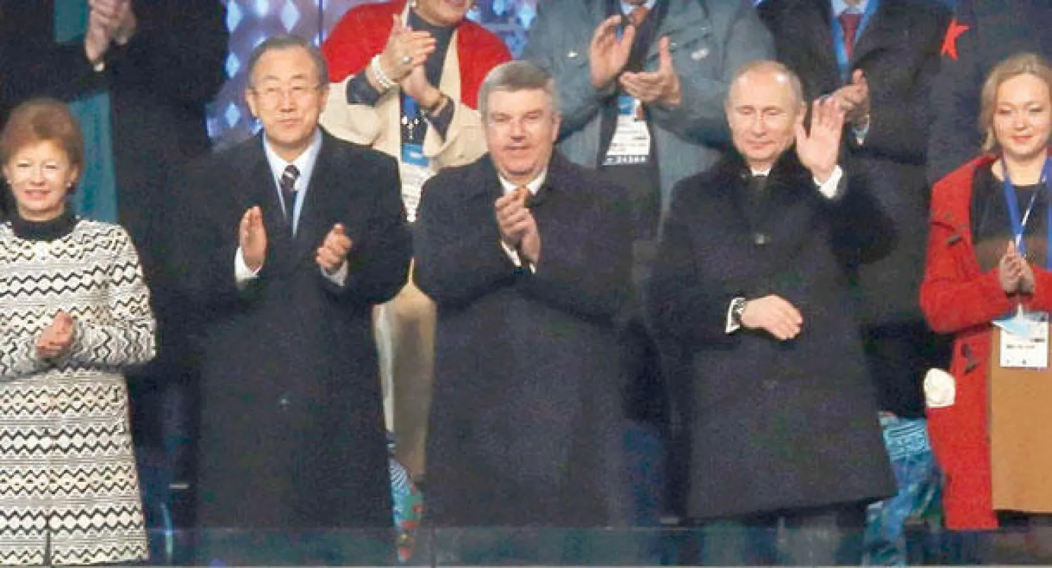 شارك أكثر من 40 رئيس دولة وحكومة في حفل الافتتاح أمس (رويترز)