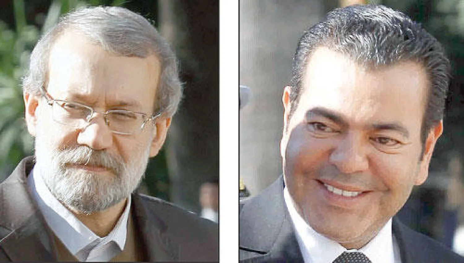 الأمير مولاي رشيد  و محمد لاريجاني