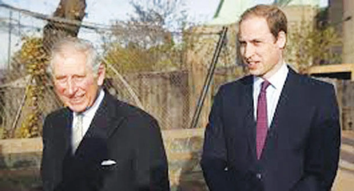 الأميران ويليام وتشارلز