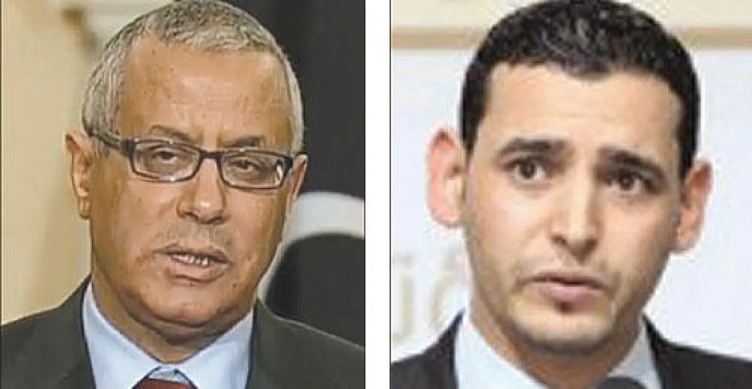 عمر حميدان و علي زيدان (يسار)