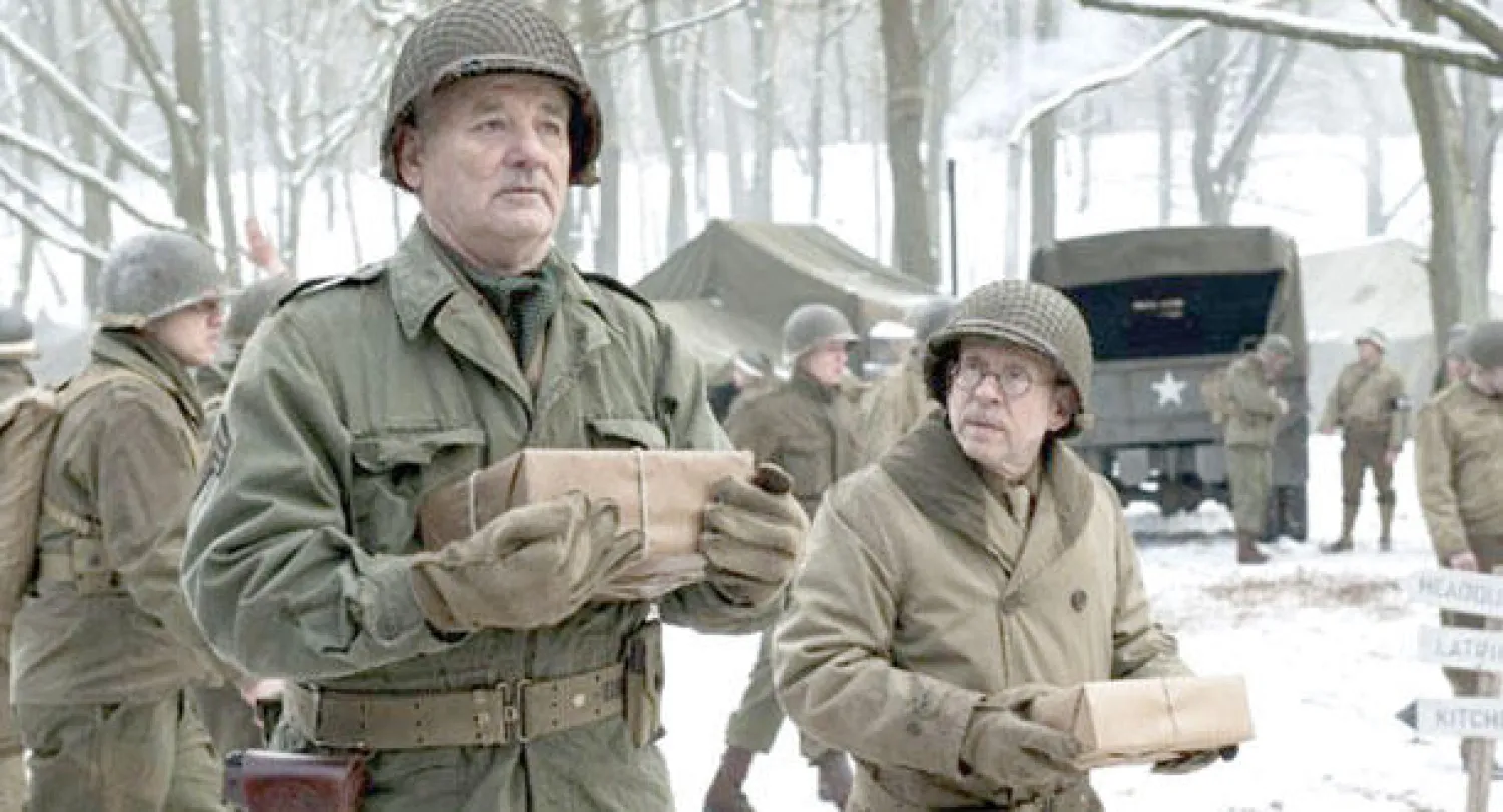 بل موري في مشهد من فيلم «رجال النُصُب»