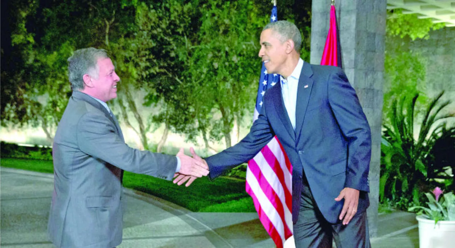 الأزمة السورية تهيمن على قمة العاهل الأردني وأوباما