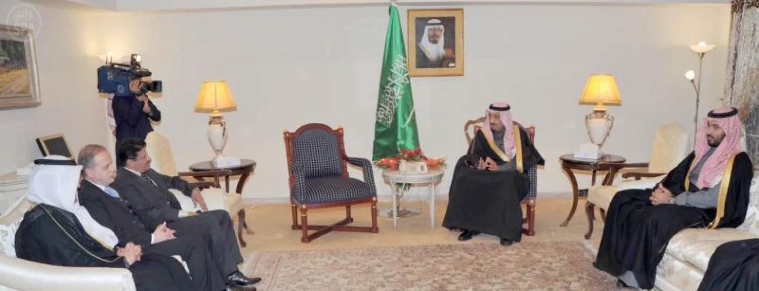 الأمير سلمان يلتقي بسفراء الدول العربية لجمهورية باكستان الإسلامية (واس)