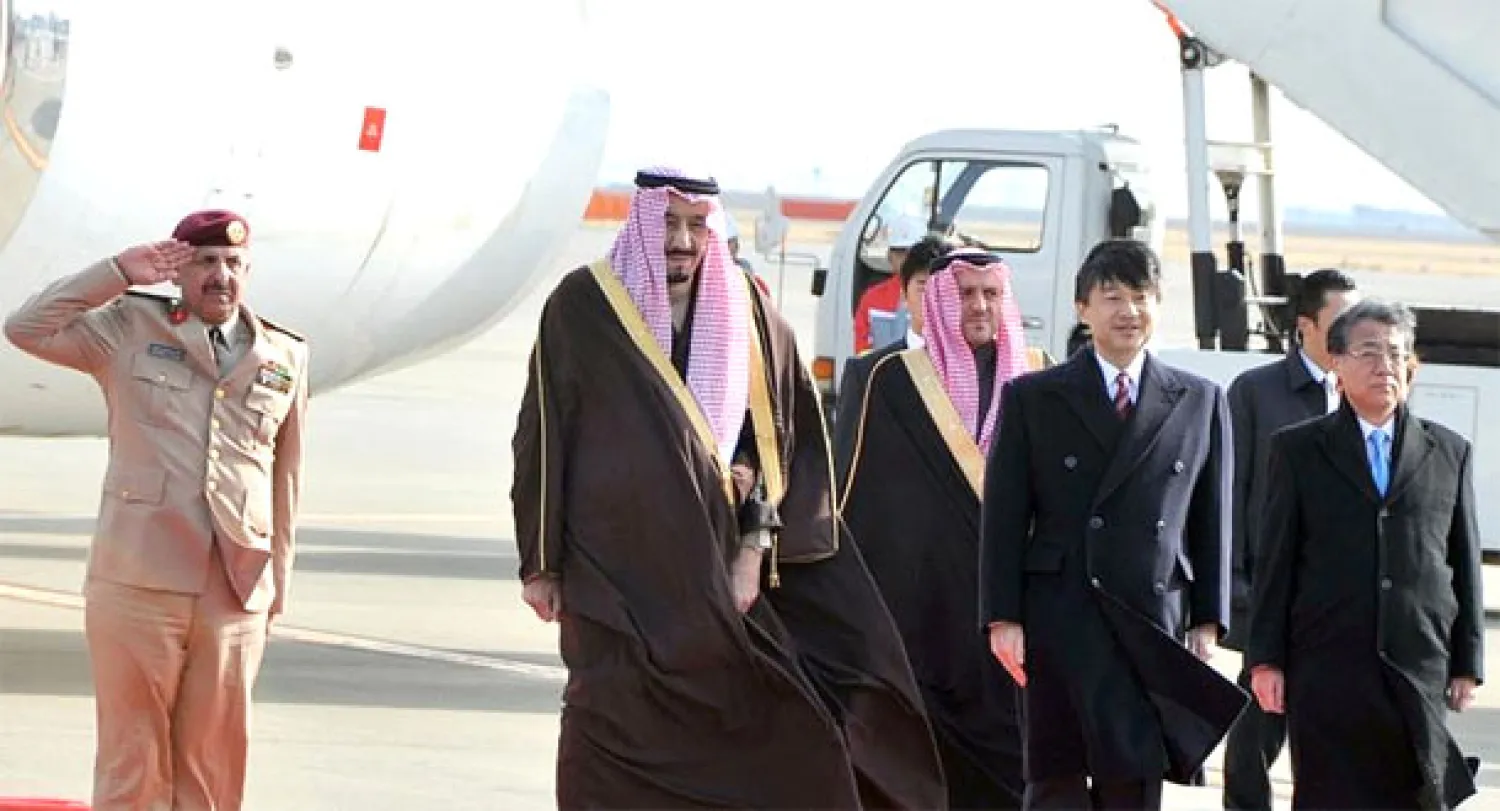 الأمير سلمان يصل إلى طوكيو