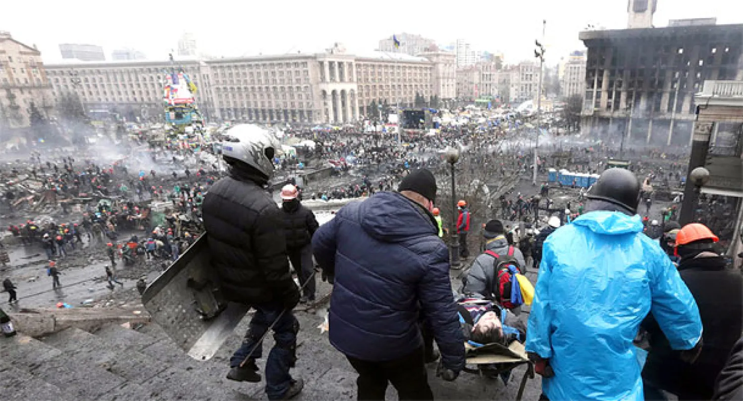 مقتل ما لا يقل عن 25 متظاهرا في العاصمة كييف