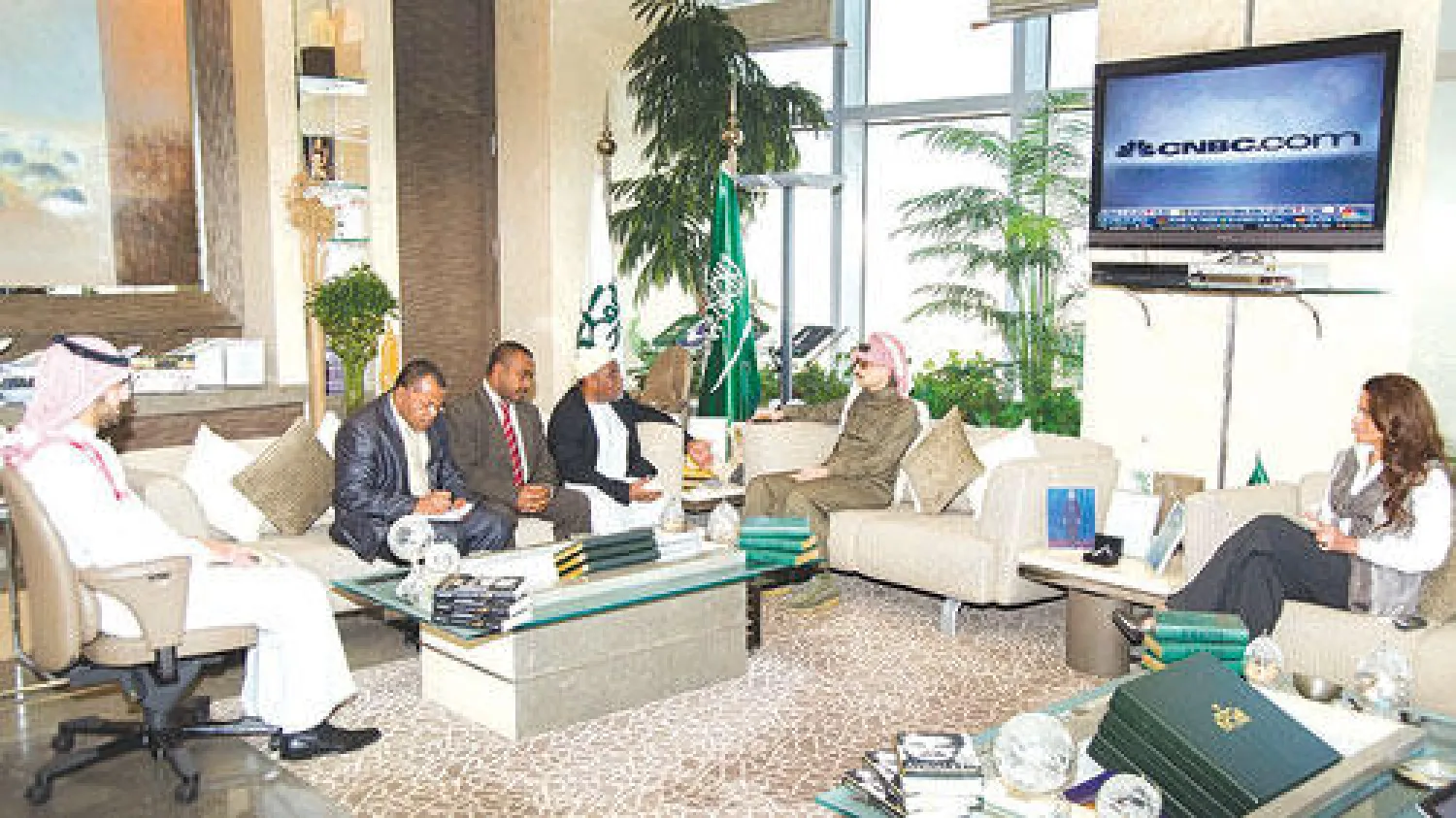 جانب من اللقاء («الشرق الأوسط»)