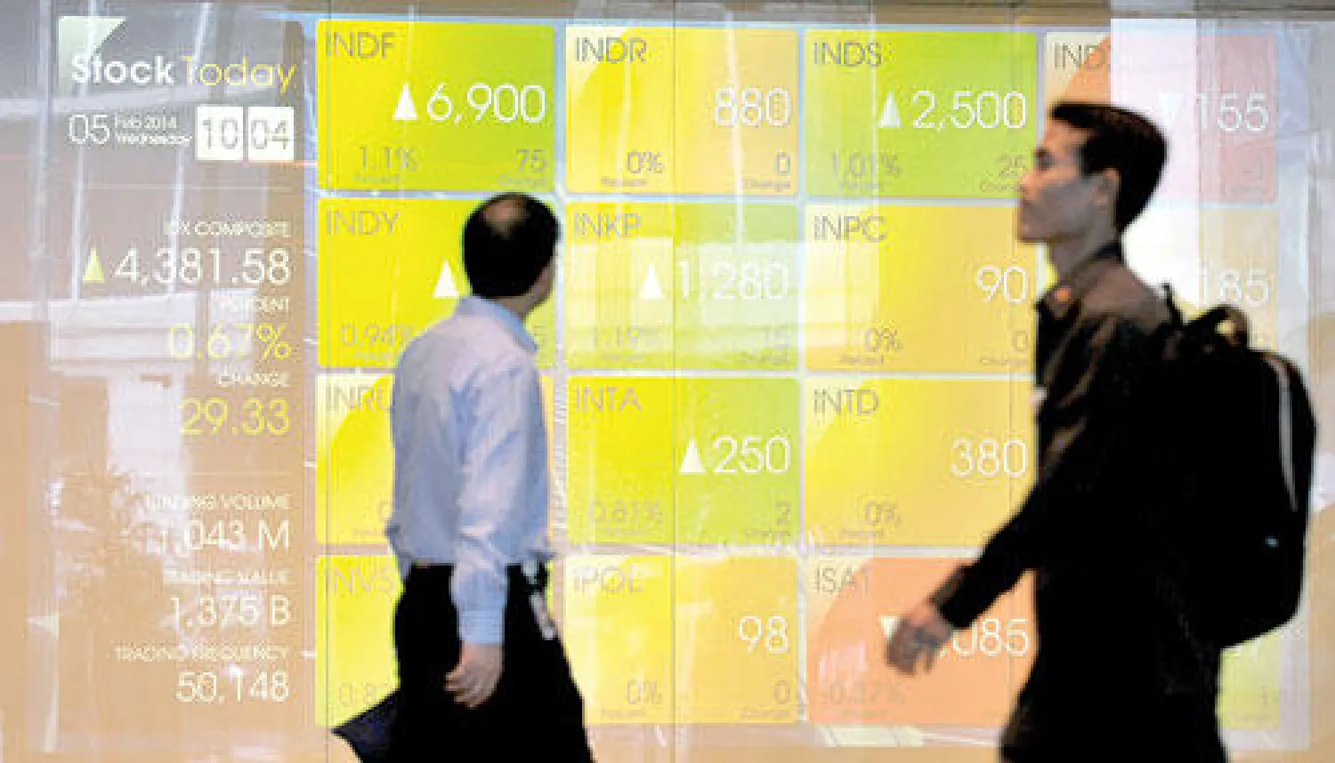 جانب من بورصة إندونيسيا