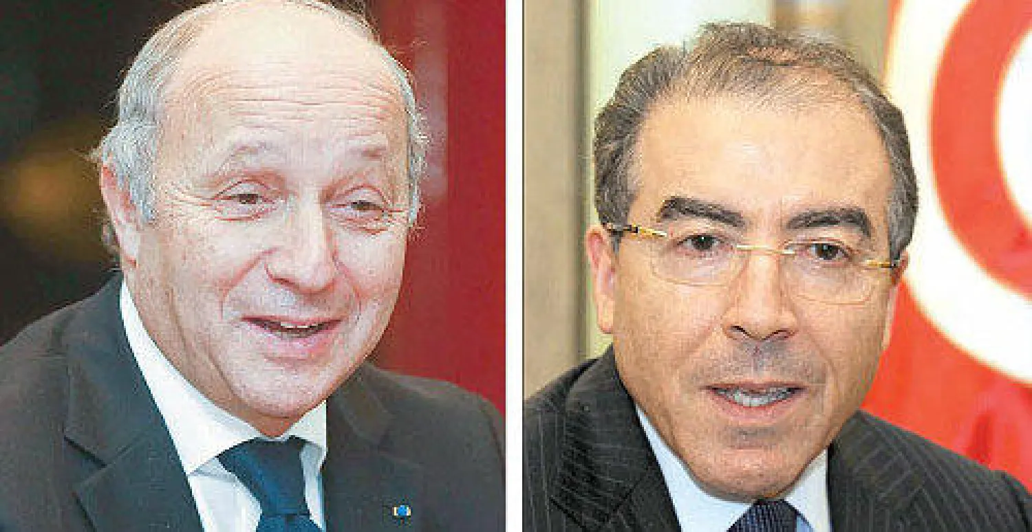 منجي الحامدي و لوران فابيوس