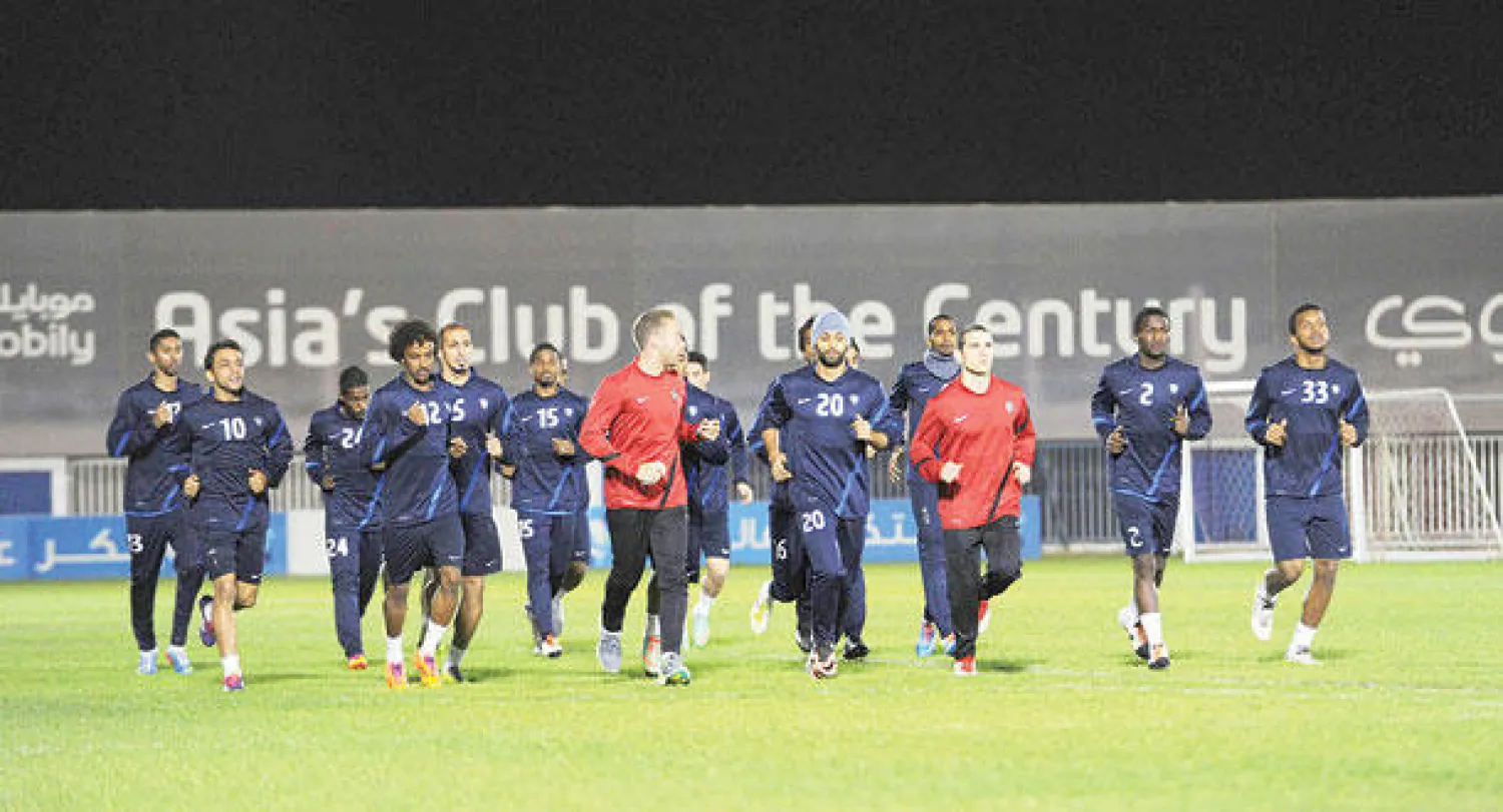 من استعدادات الهلال الأخيرة تأهب لملاقاة الأهلي الإماراتي في دوري آسيا