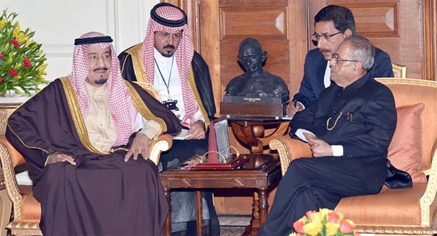 ولي العهد خلال لقائه برئيس جمهورية الهند - واس