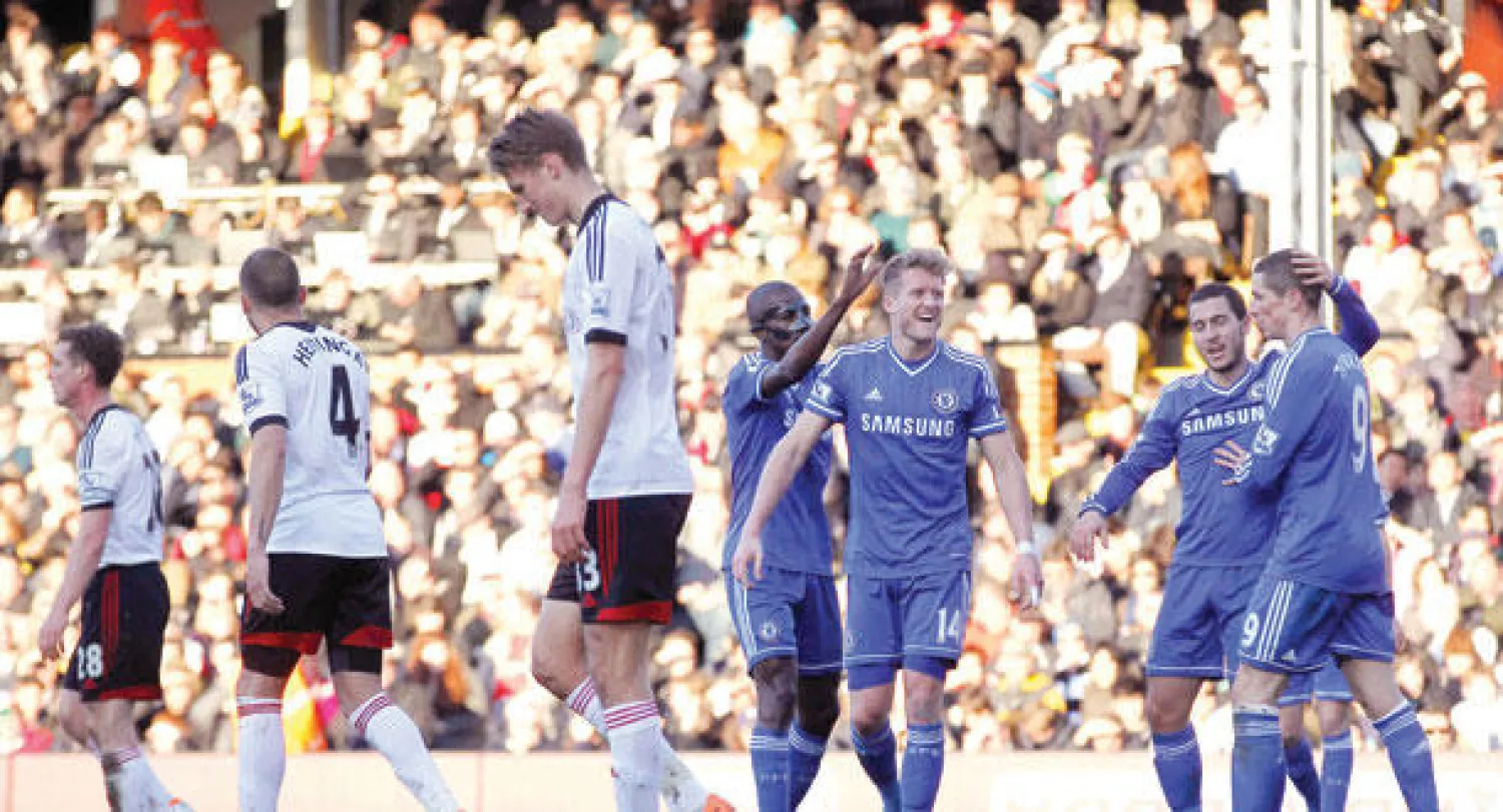 أفراح في تشيلسي.. وأحزان في فولهام (أ.ب)