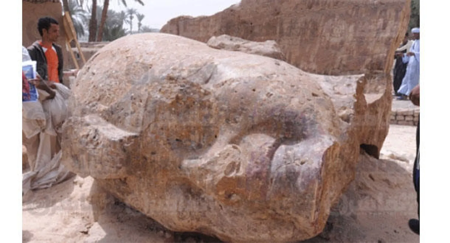 انتهاء مشروع مصري ـ أوروبي لإعادة ترميم وتركيب تمثال ضخم للملك أمنحتب الثالث غرب الأقصر