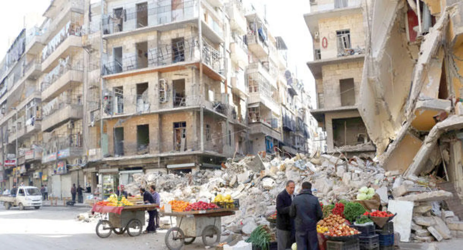 أسعار المواد الغذائية ارتفعت بشكل كبير منذ اندلاع الثورة السورية عام 2011 (أ.ف.ب)