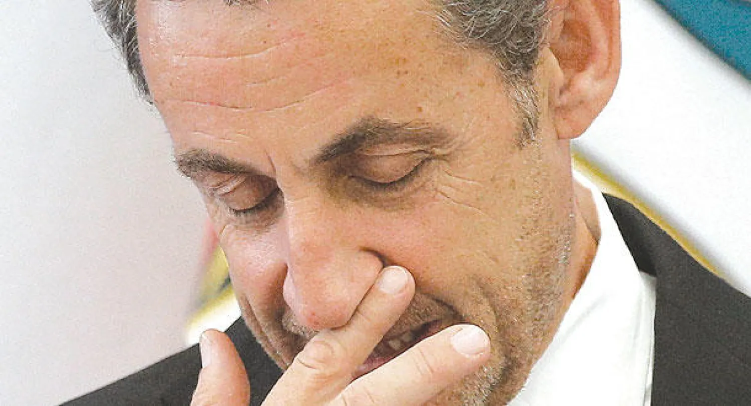 الرئيس الفرنسي السابق  نيكولا ساركوزي (أ.ب)