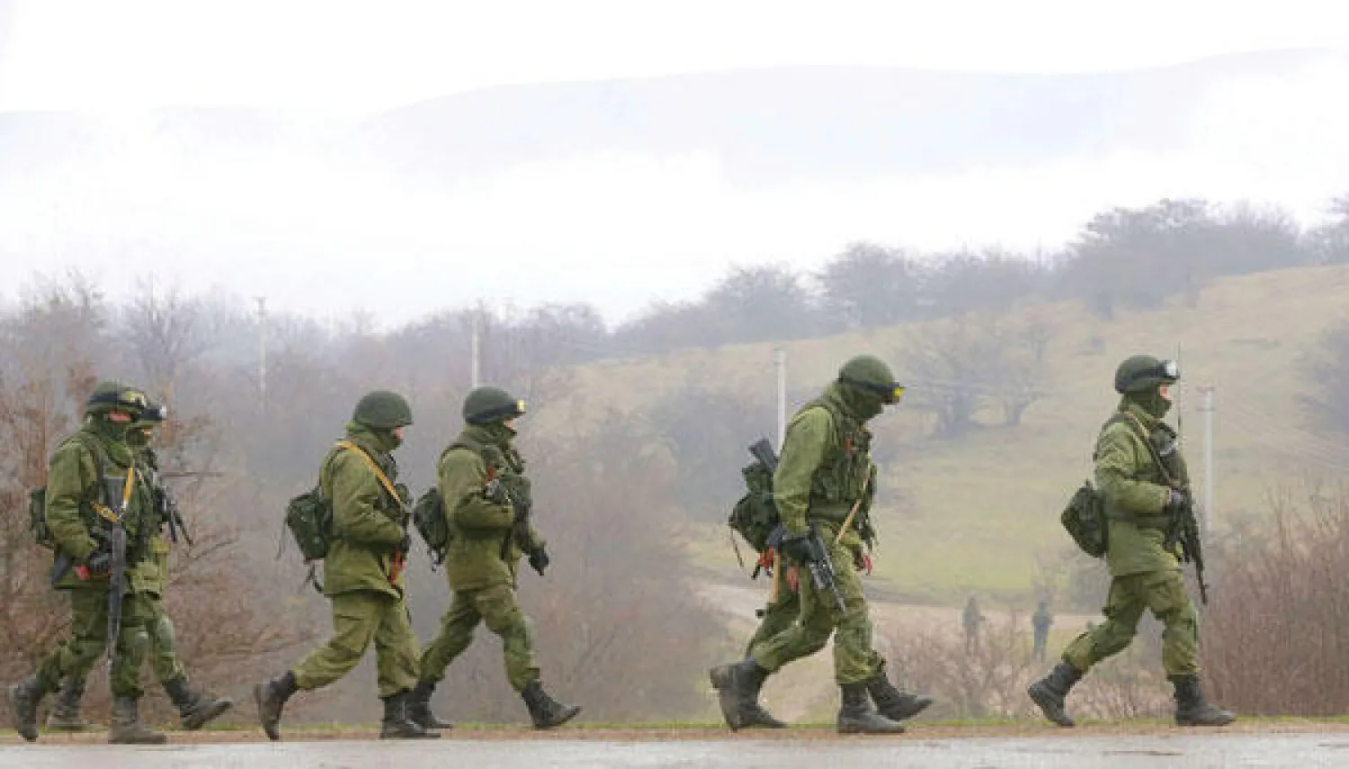 جنود روس في القرم