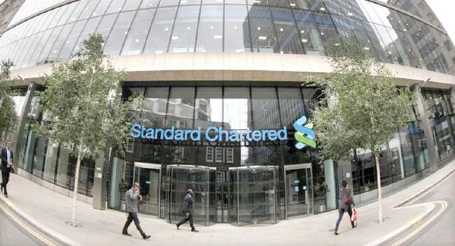مبنى بنك ستاندرد آند تشارترد في لندن («الشرق الأوسط»)