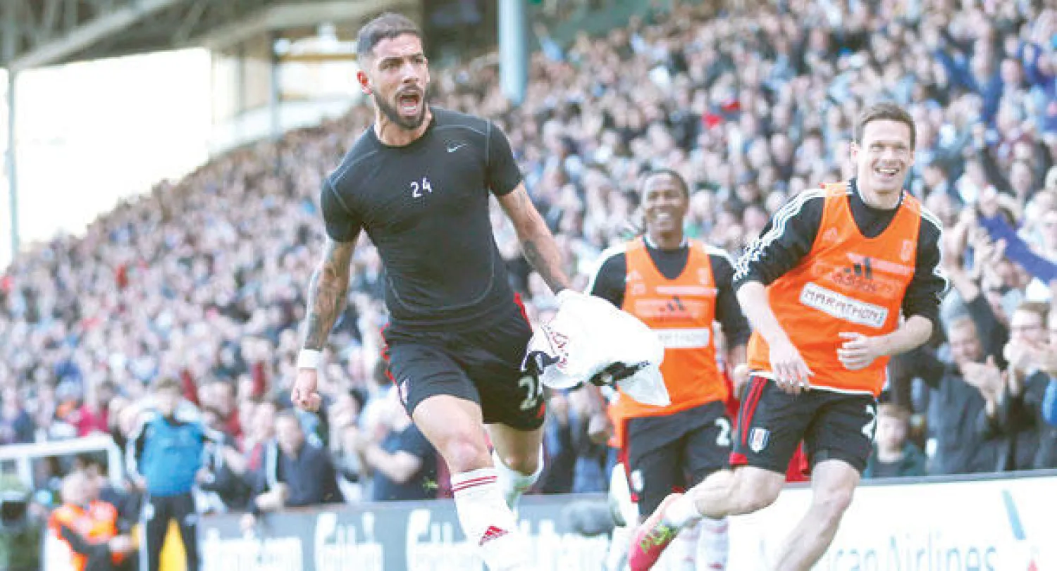 أشكان ديجاجاه بعد استعادته طعم الانتصار لفولهام (رويترز)