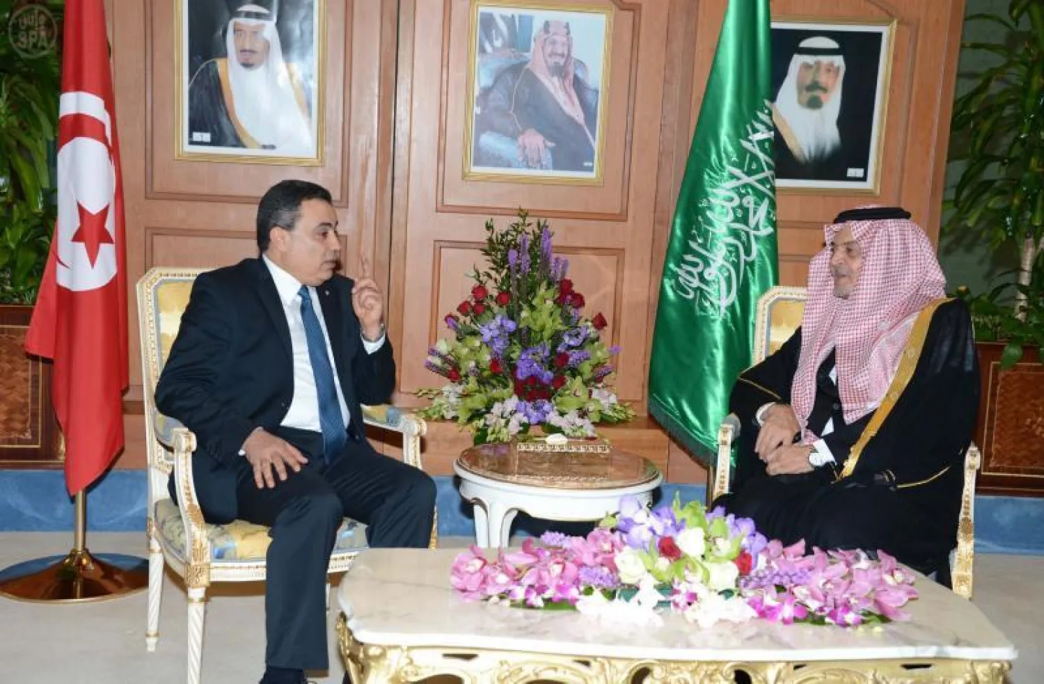 الأمير سعود الفيصل يستقبل رئيس وزراء تونس لبحث المسائل المشتركة