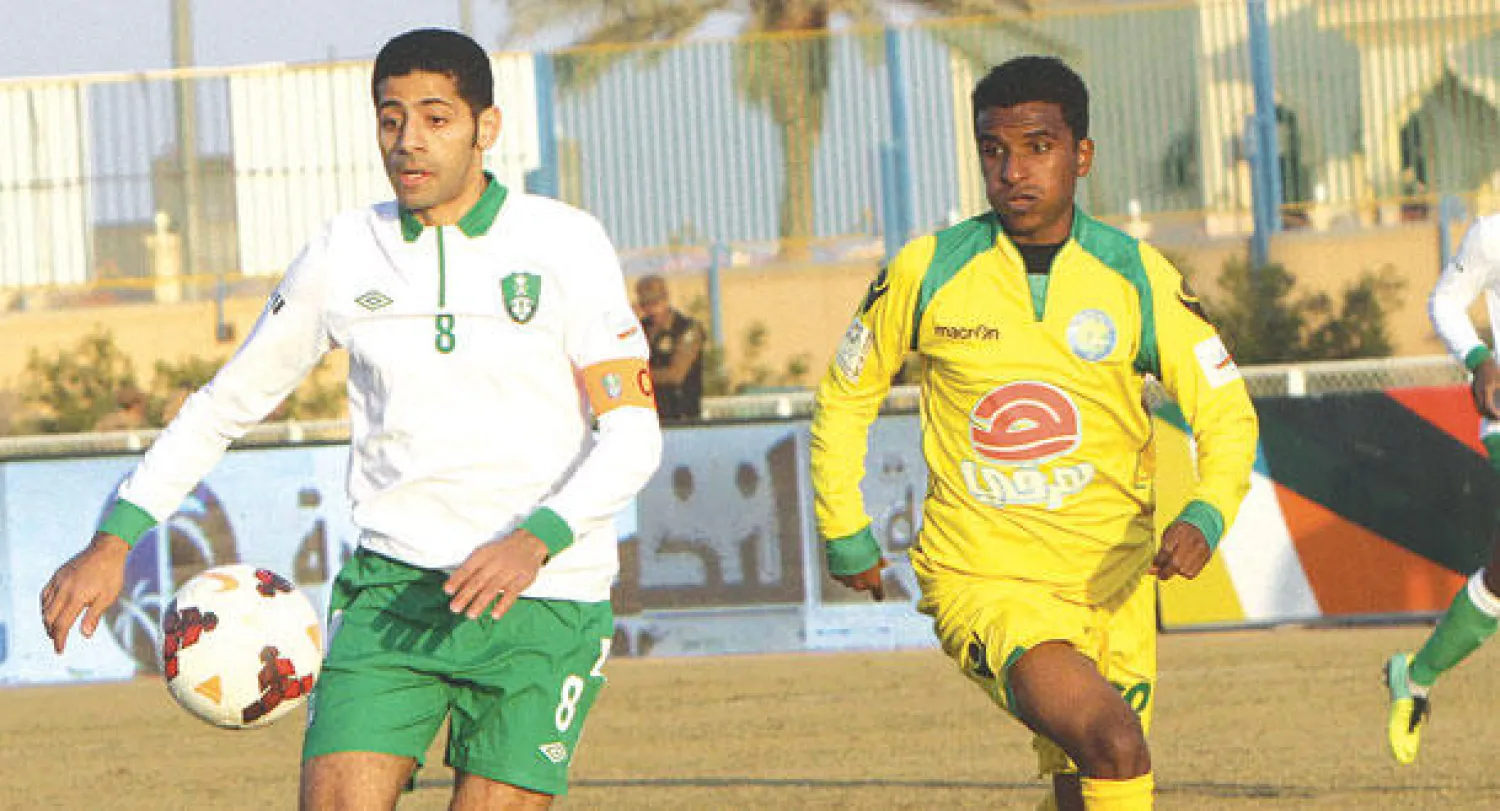 من مباراة سابقة بين الأهلي والعروبة