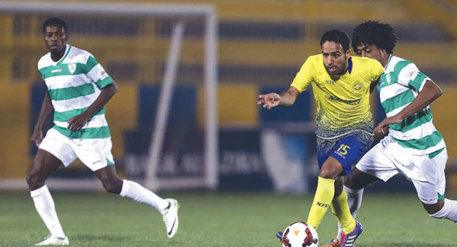من مباراة النصر ونجران الودية